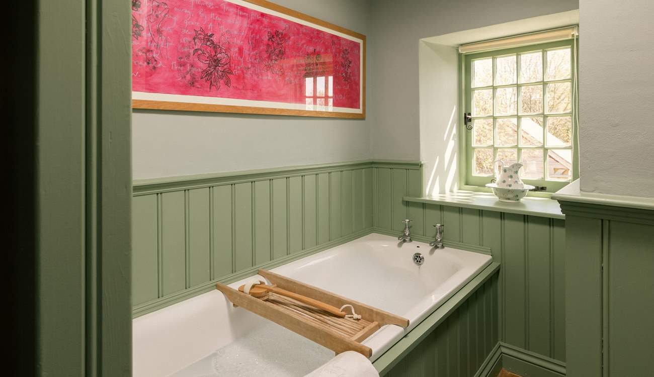 Fill the bath with bubbles and relax. 