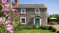 A picture perfect cottage in a beautifully mature garden. 