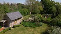 The garden from above.