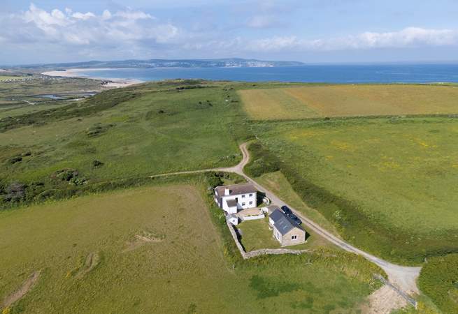 Welcome to Higher Pencobben a stunning detached home nestled in land protected by the National Trust, yet so close to some of the most beautiful sandy beaches in west Cornwall.