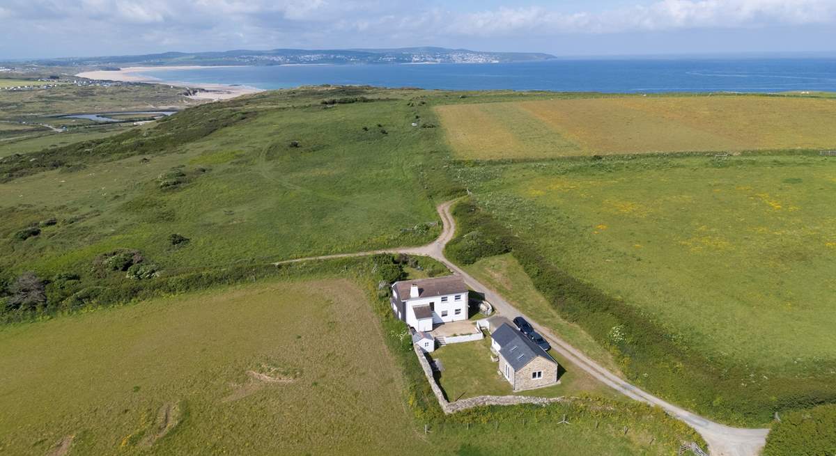 Welcome to Higher Pencobben a stunning detached home nestled in land protected by the National Trust, yet so close to some of the most beautiful sandy beaches in west Cornwall.