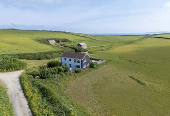 Higher Pencobben is accessed by a private lane.
