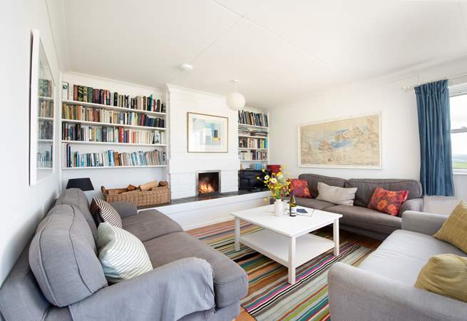 A huge sitting-room located upstairs to fully appreciate the views.