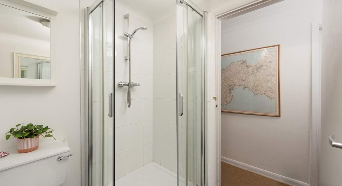 The shower-room located on the ground floor.
