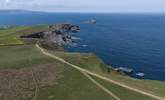 Walk the coast footpath and appreciate the dramatic cliff tops and stunning sea views. - Thumbnail Image