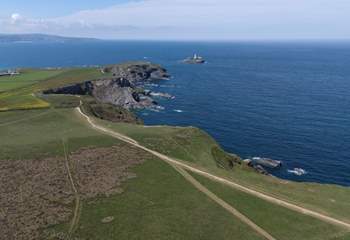 Walk the coast footpath and appreciate the dramatic cliff tops and stunning sea views.