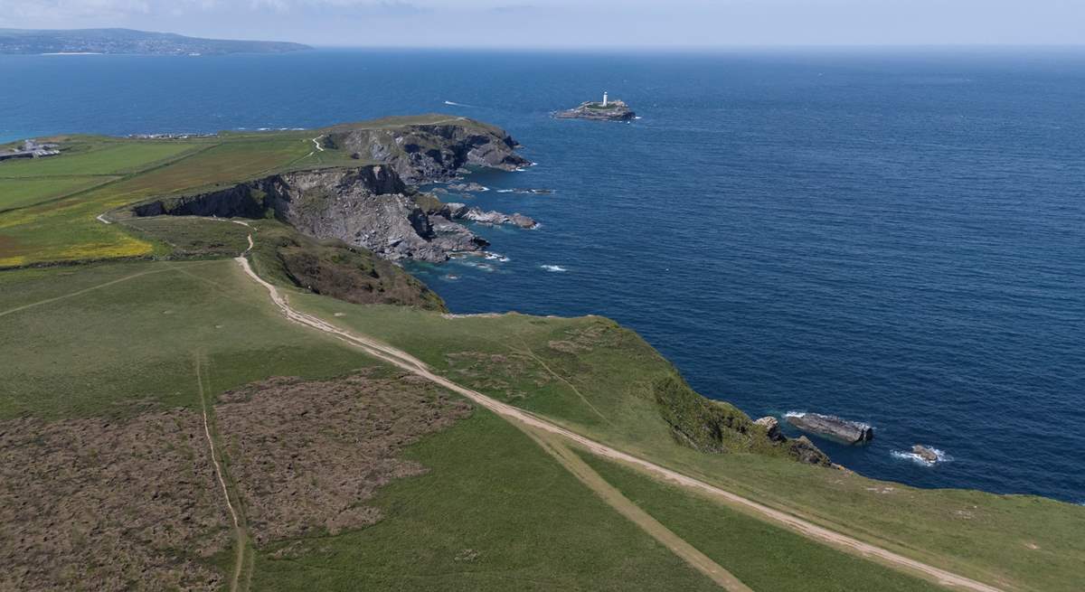 Walk the coast footpath and appreciate the dramatic cliff tops and stunning sea views.