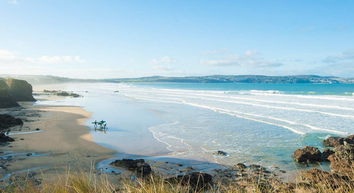 Gwithian hosts a surf academy and is one of Cornwall's crown jewels when it comes to catching the waves.