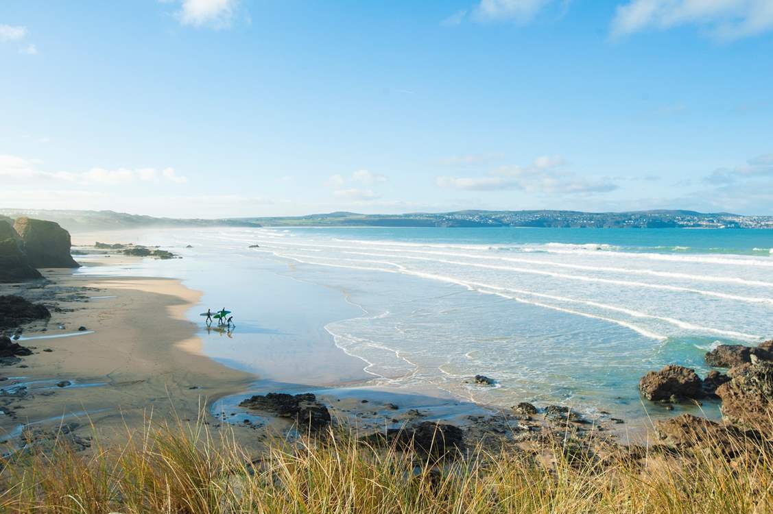 Gwithian hosts a surf academy and is one of Cornwall's crown jewels when it comes to catching the waves.