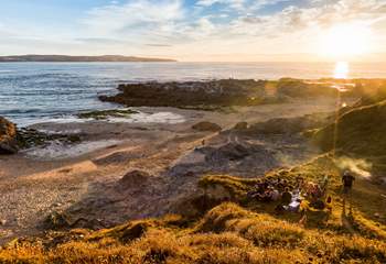 Stunning sunsets over the Atlantic.
