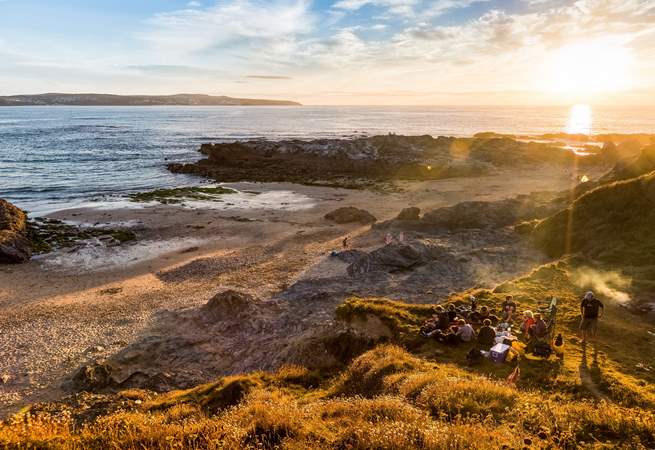 Stunning sunsets over the Atlantic.