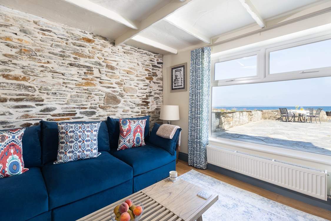 The view is stunning, inside or out.