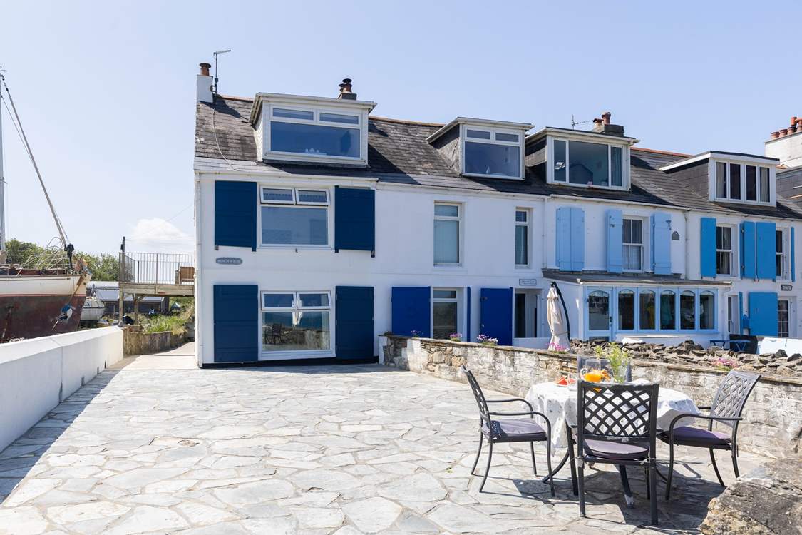 Your holiday home for a while. The top floor is a separate apartment.