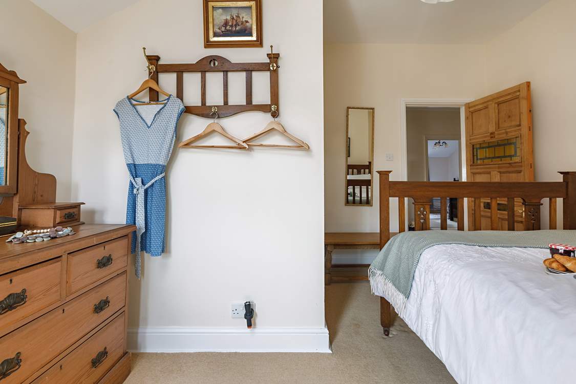 A quirky double bedroom.