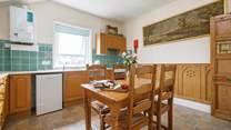 A light and spacious kitchen/diner.