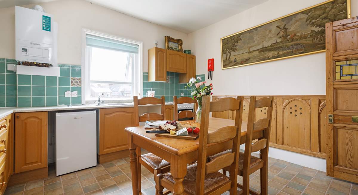 A light and spacious kitchen/diner.