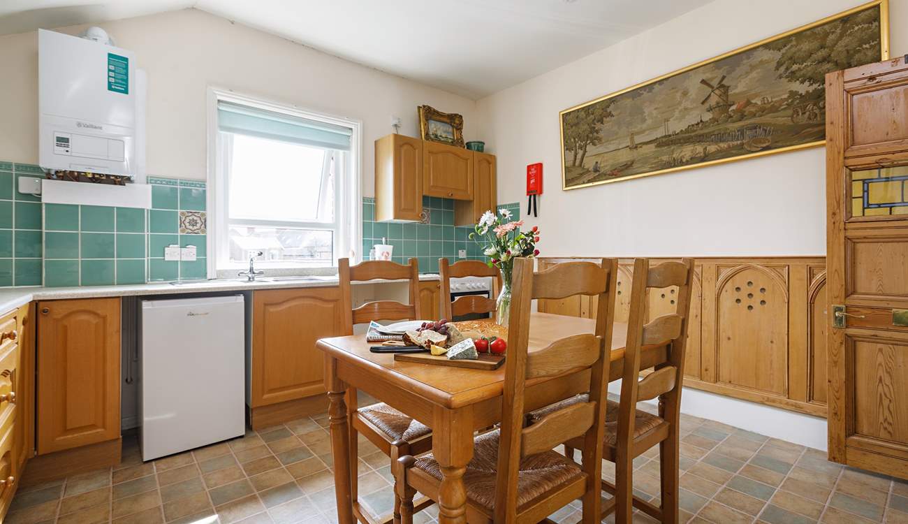 A light and spacious kitchen/diner.