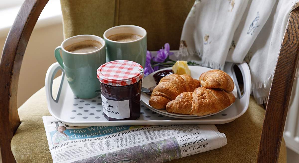 Enjoy a laid back breakfast; after all you're on holiday!