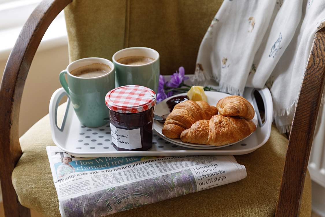 Enjoy a laid back breakfast; after all you're on holiday!