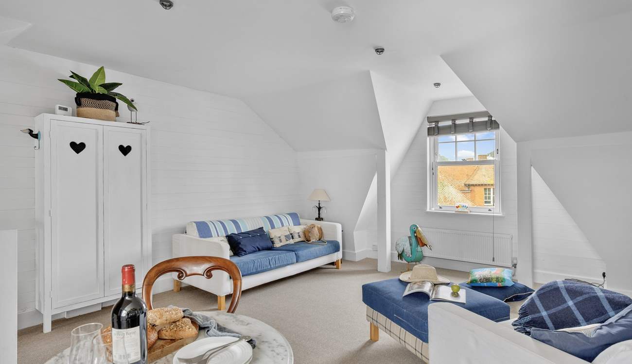 The living space offers a great space to relax and unwind in.