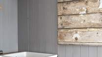 The bathroom is so lovingly designed.
