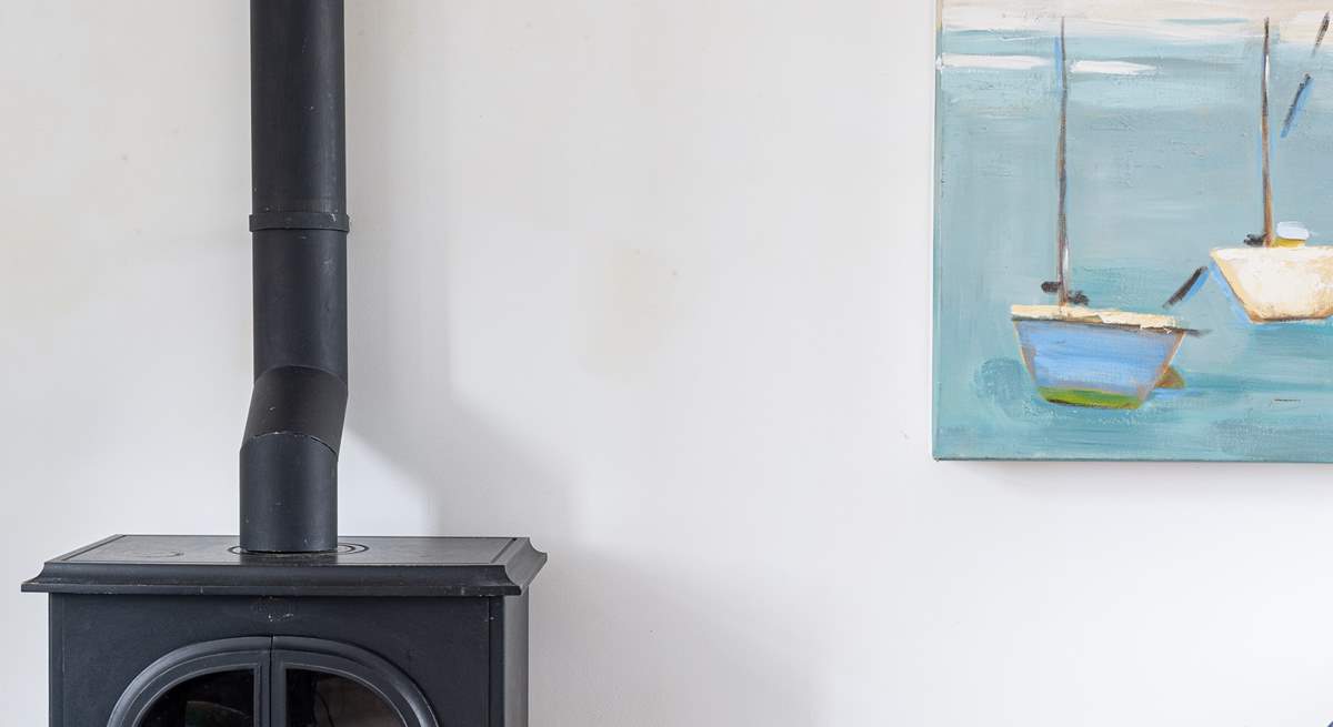 The wood-burner effect electric stove is the perfect addition for those chilly evenings snuggling in front of the TV.
