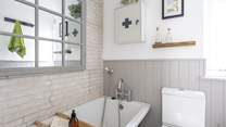 Fill with bubble bath and relax.