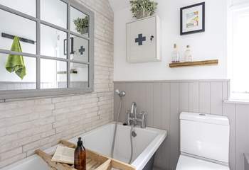 Fill with bubble bath and relax.