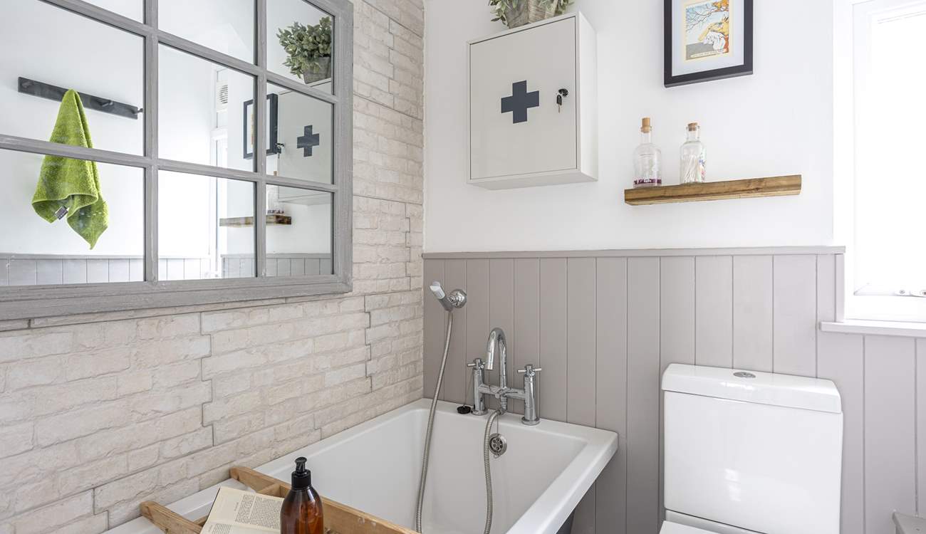 Fill with bubble bath and relax.