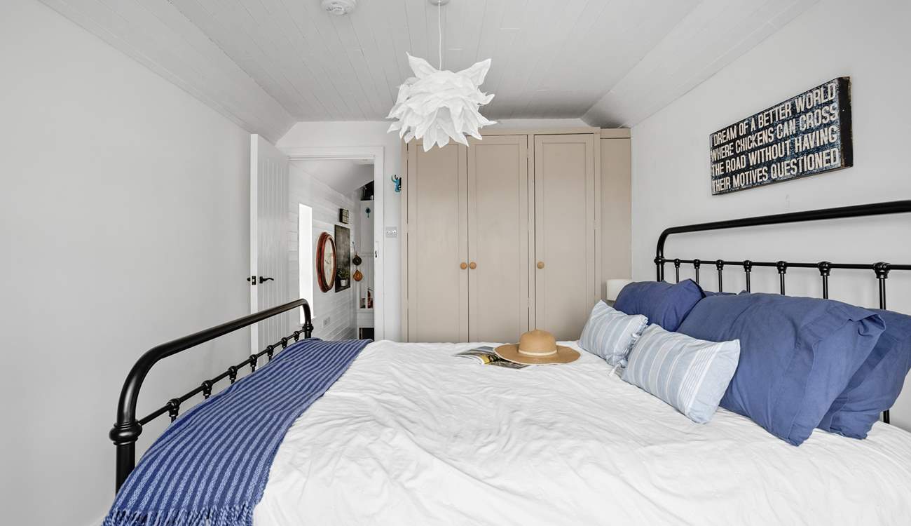 Looking back into the hallway from the bedroom. 