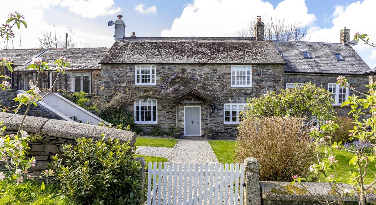 A traditional granite farmhouse is a crowd pleaser. 