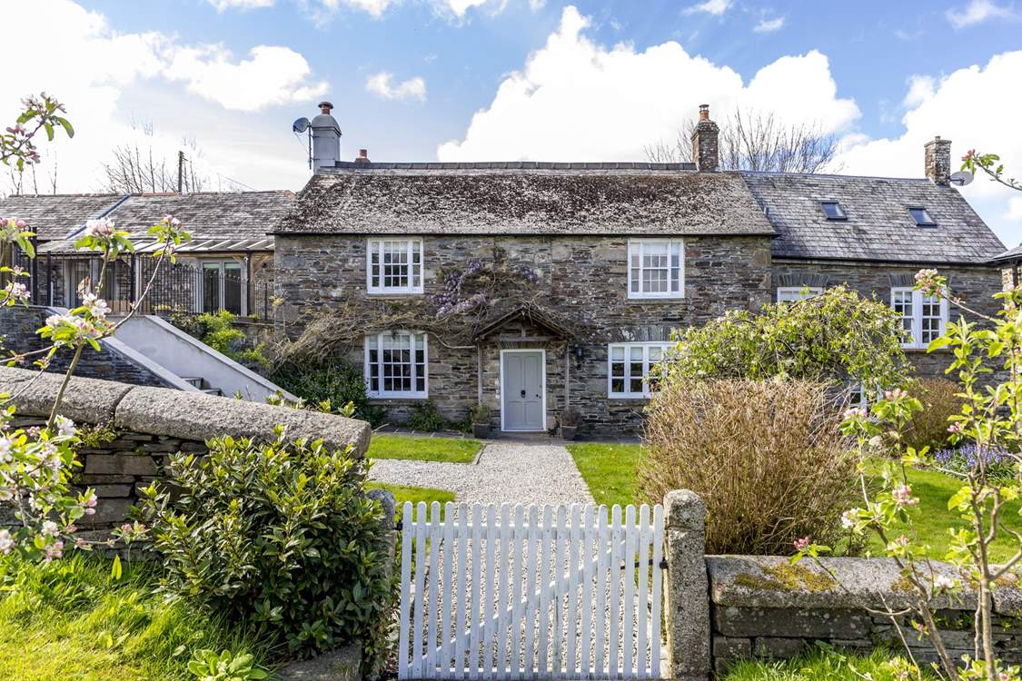A traditional granite farmhouse is a crowd pleaser.