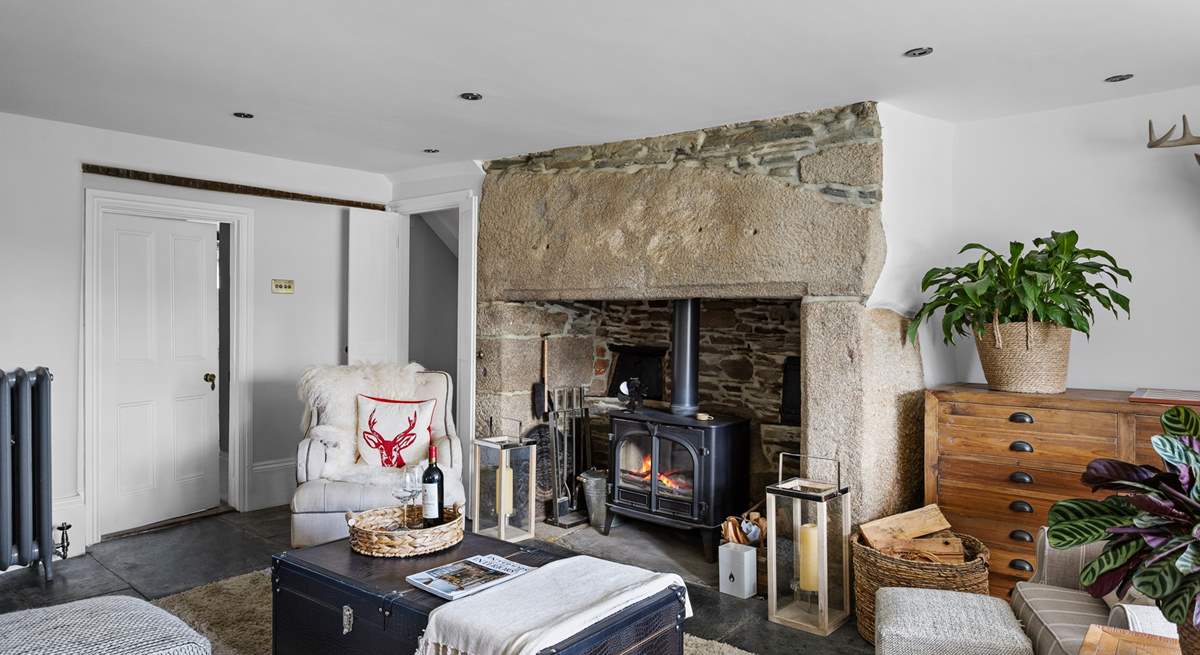 Light the fire and nose dive into a magazine with a cappuccino in hand. 