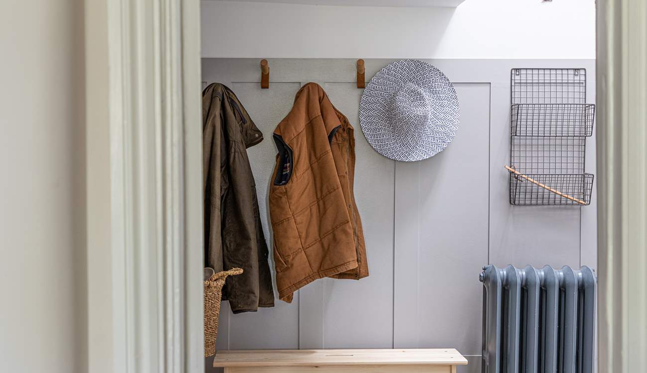 From the hallway you will find the study and a set of stairs to the first floor. 