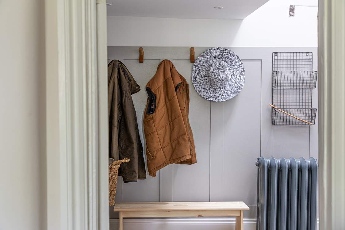 From the hallway you will find the study and a set of stairs to the first floor.