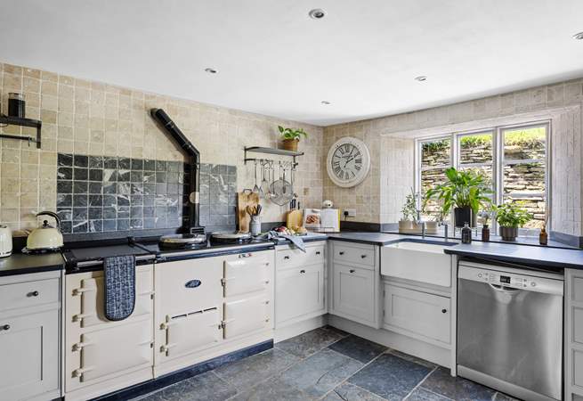 The heart of any farmhouse is the kitchen.