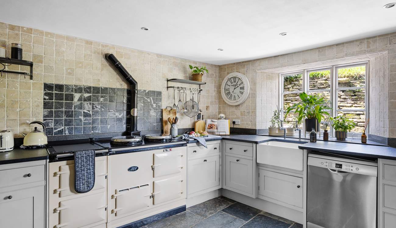 The heart of any farmhouse is the kitchen.