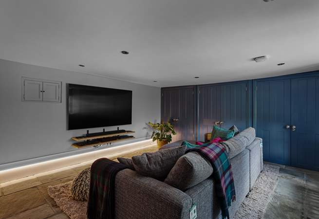 Time to snuggle down and enjoy the movie.