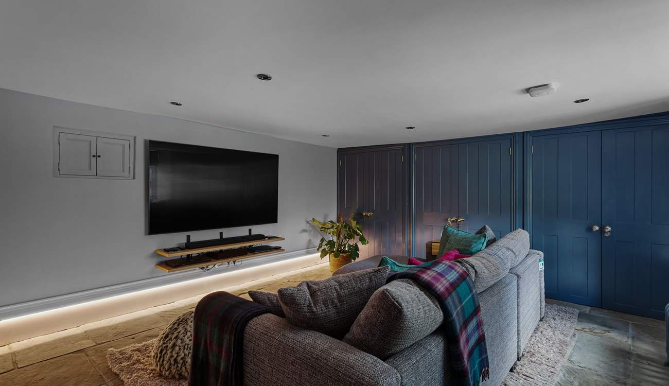 Time to snuggle down and enjoy the movie.