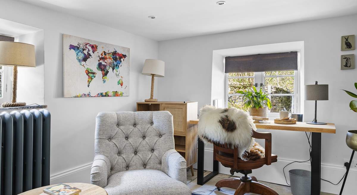Time to find a quite spot to work or simply sit and read.