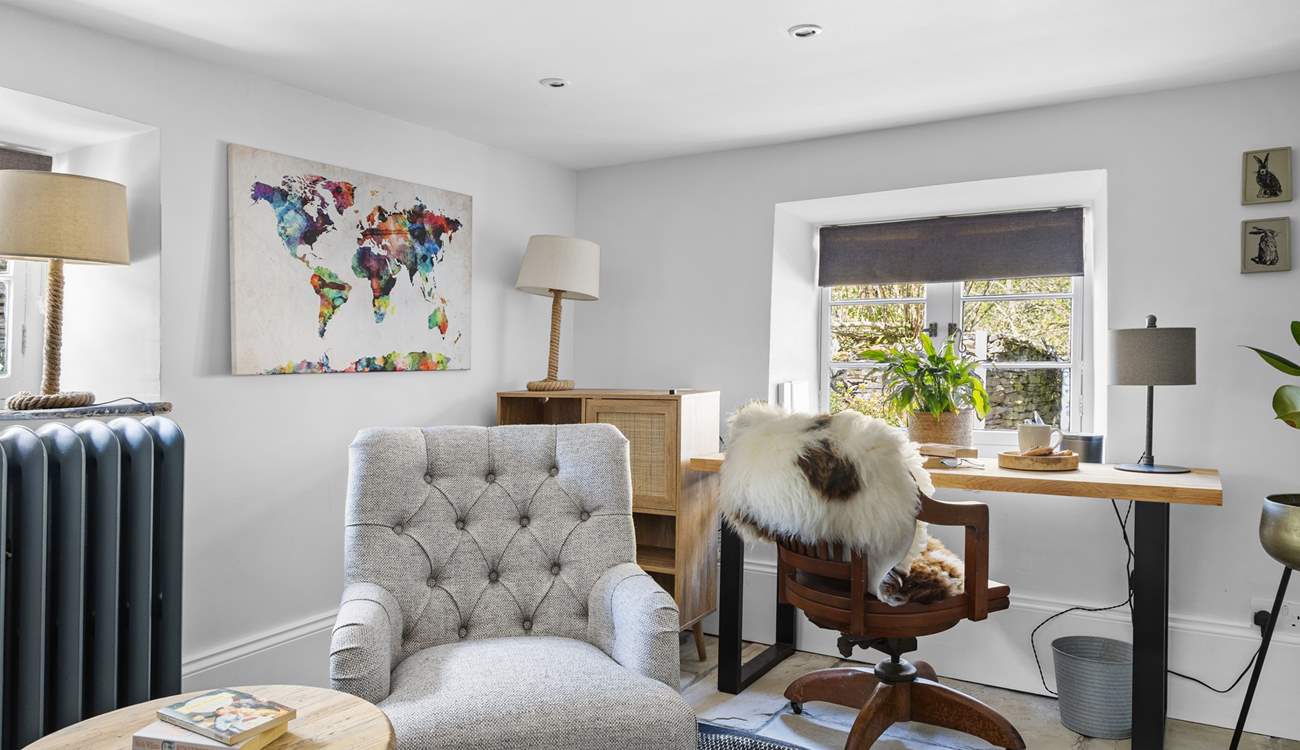 Time to find a quite spot to work or simply sit and read.