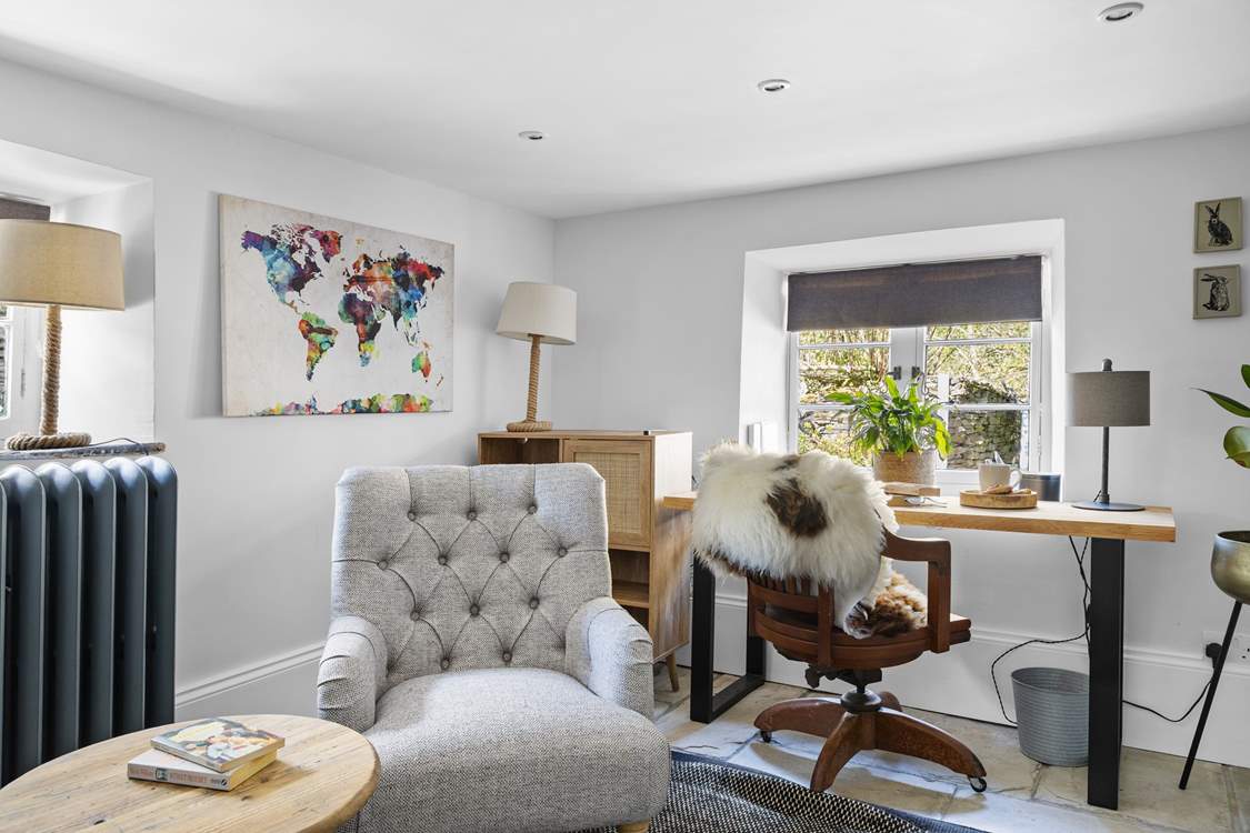 Time to find a quite spot to work or simply sit and read.