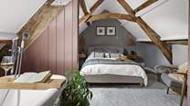 On the second floor this glorious refurbished attic room offers indulgent luxury!
