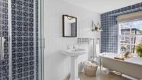 In addition to the bath you have the beauty of the shower cubicle.  