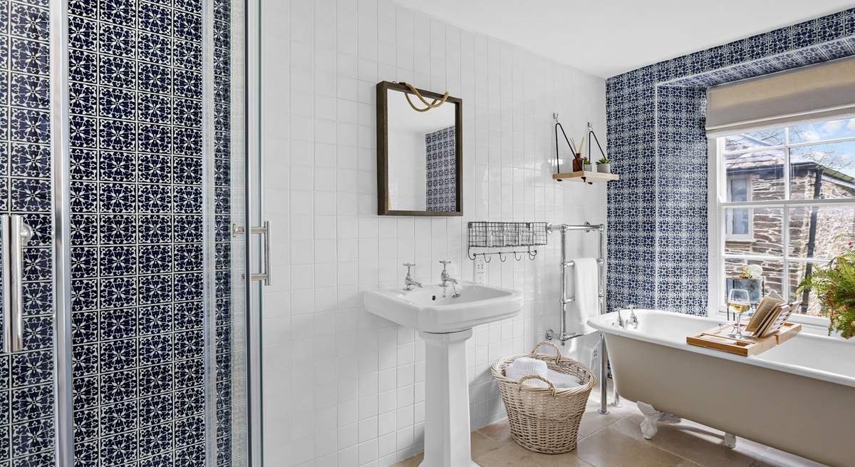 In addition to the bath you have the beauty of the shower cubicle.  