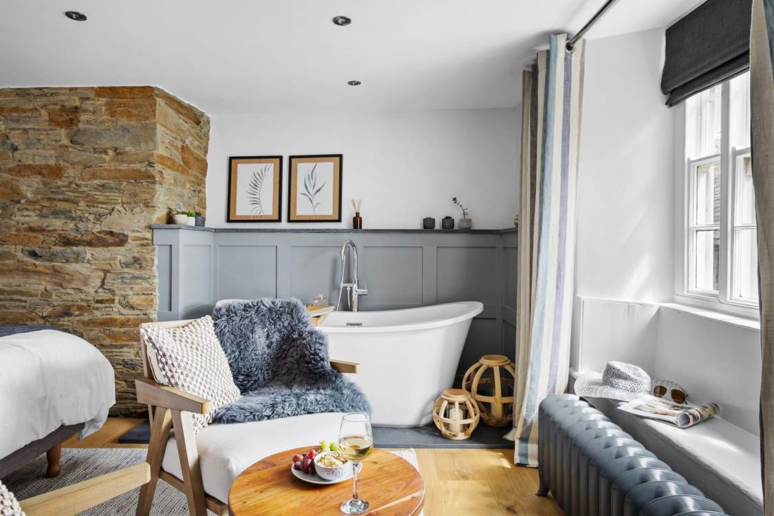 Run the bath and relax.