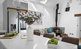 The wood-burner offers a touch of luxury. - Thumbnail Image