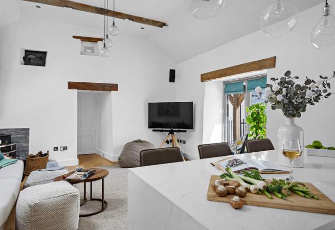 This room has a Smart TV making it the perfect spot for the children to sit whilst the family enjoy the terrace. 