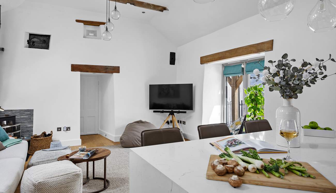 This room has a Smart TV making it the perfect spot for the children to sit whilst the family enjoy the terrace. 