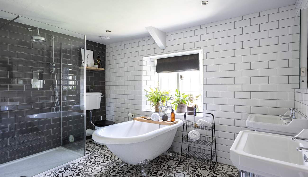 There are two gorgeous bathrooms to choose from so no queues in the mornings.